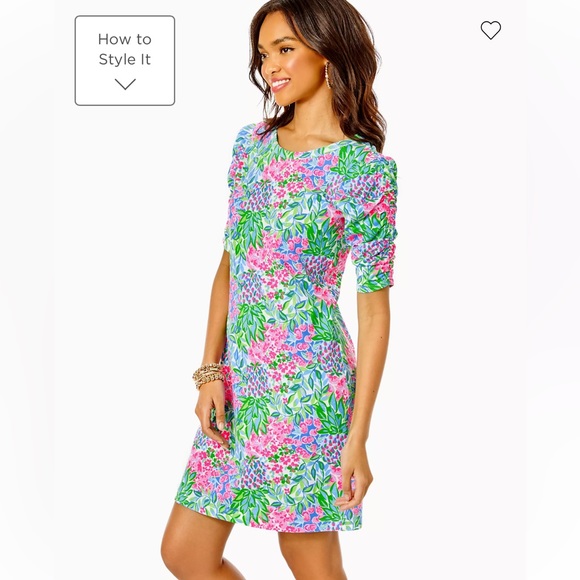 NWT Lilly Pulitzer Belden T-Shirt Dress, Size M, Color “Multi A Cherry On Top” - Picture 3 of 6